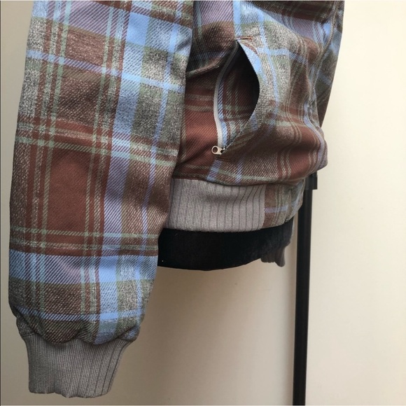 PrAna Plaid Bomber Jacket - Picture 4 of 7